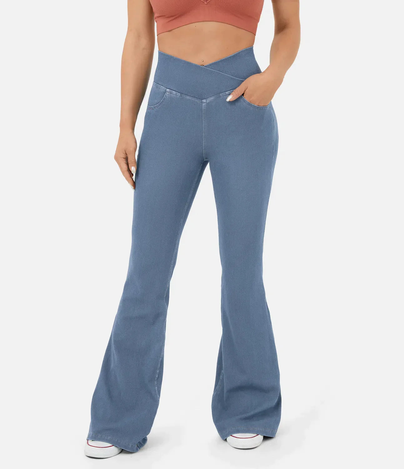 Winola | Kurvige Jeans mit hoher Taille