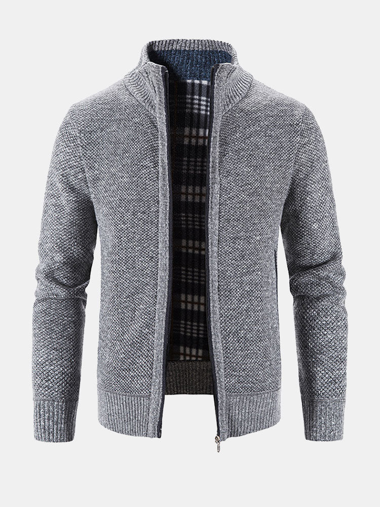 Viktor | Herren Strickjacke mit Reissverschluss