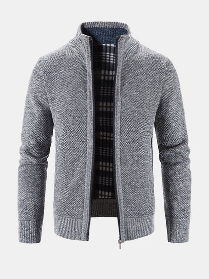 Viktor | Herren Strickjacke mit Reissverschluss