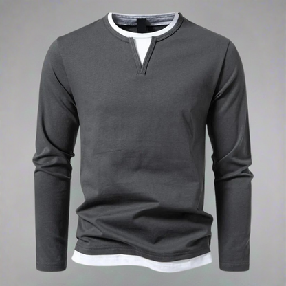 Ryan | Moderner V-Ausschnitt Pullover