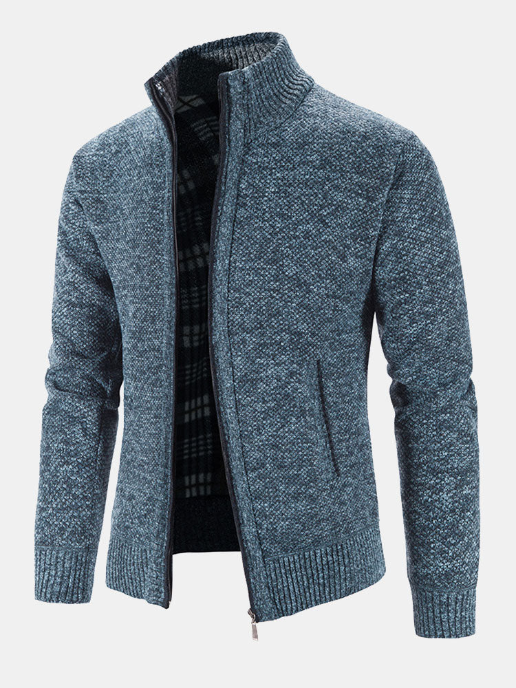 Viktor | Herren Strickjacke mit Reissverschluss