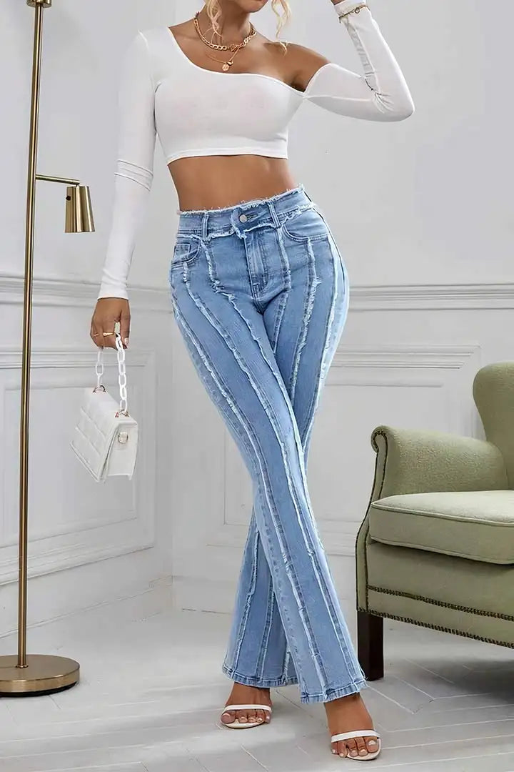 Marcia | Ausgefranste Jeans