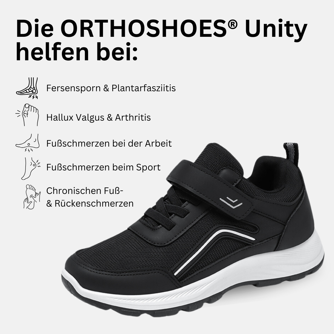 Swissvendo - Ergonomischer Klett-Sneaker mit breitem Zehen- & Fersenbereich