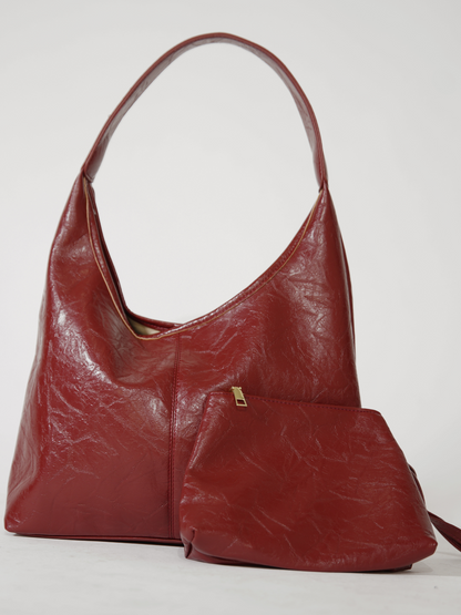 Scarlett | Zerkratzte Leder-Tote