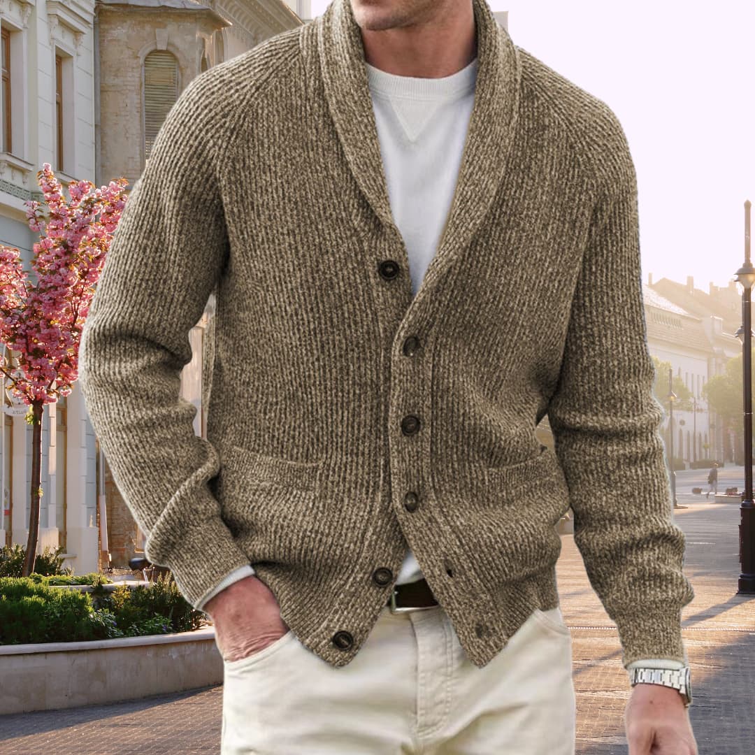 Roy | Elegante Strickstrickjacke