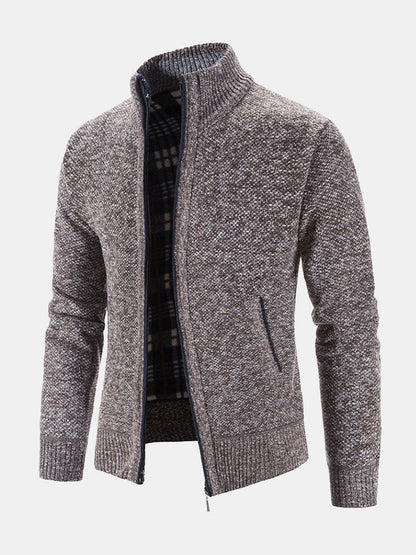 Viktor | Herren Strickjacke mit Reissverschluss