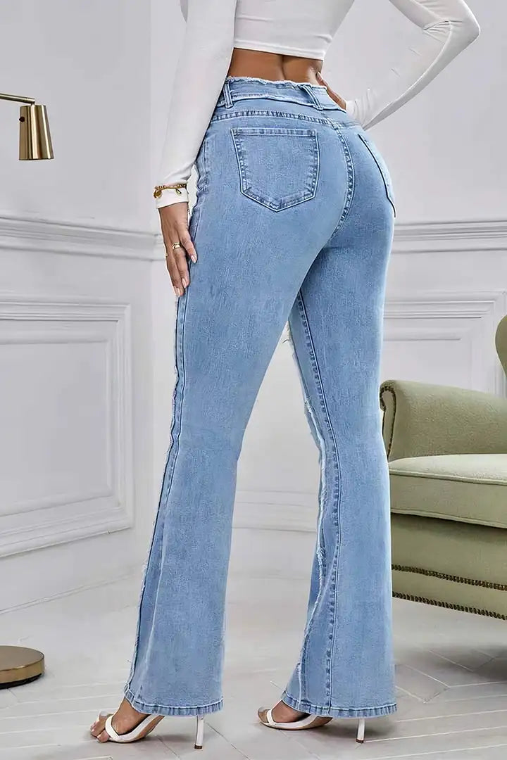 Marcia | Ausgefranste Jeans