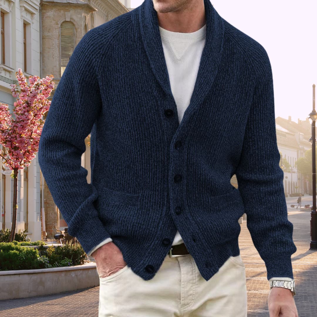 Roy | Elegante Strickstrickjacke