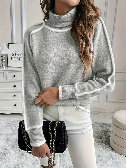 Elle | Kuscheliger Turtleneck-Pullover für Damen