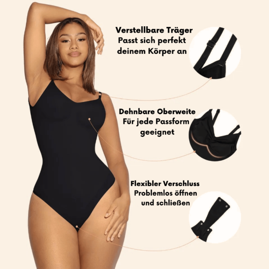 FitShape - Tanga Bodysuit Sculpting Shapewear