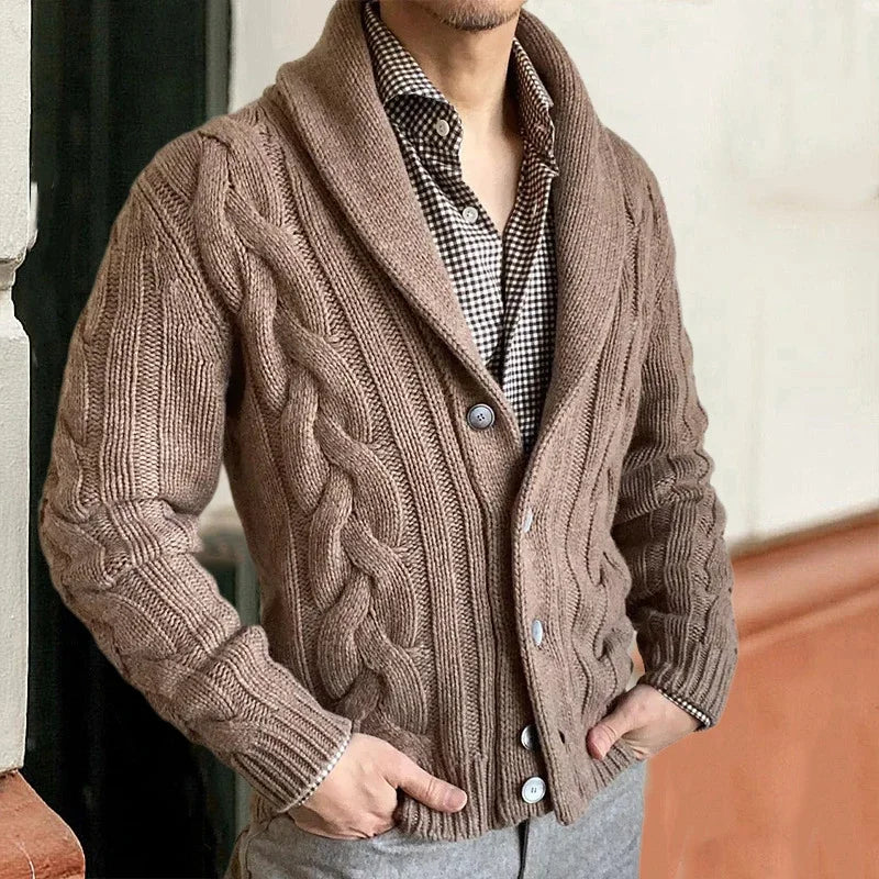 Robert™ | Gestrickte Herrenstrickjacke