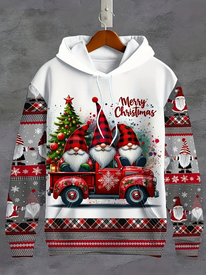 Taylor - Weihnachts-Pullover mit Kapuze & Gratis Weihnachtssocken