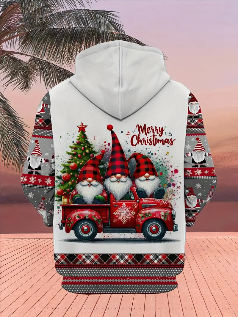 Taylor - Weihnachts-Pullover mit Kapuze & Gratis Weihnachtssocken