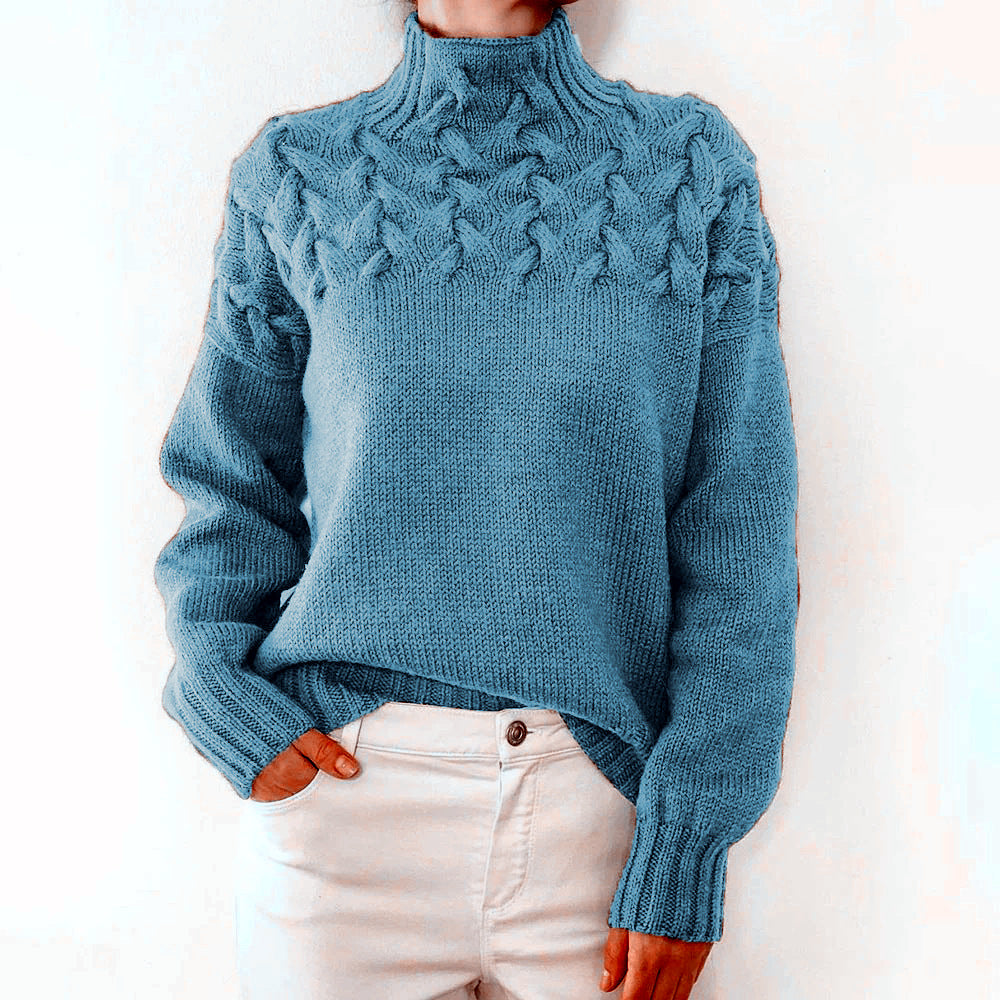 Sara | Rollkragenpullover Gestrickt