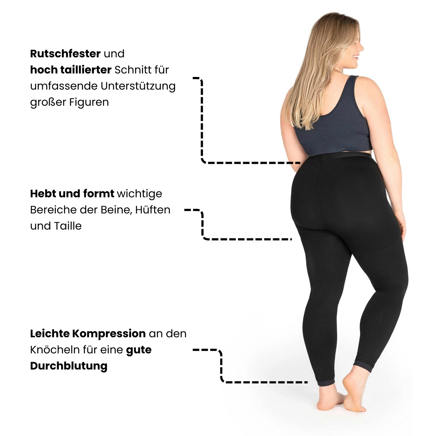 Carla I Kompressionsleggings mit Shaping-Effekt